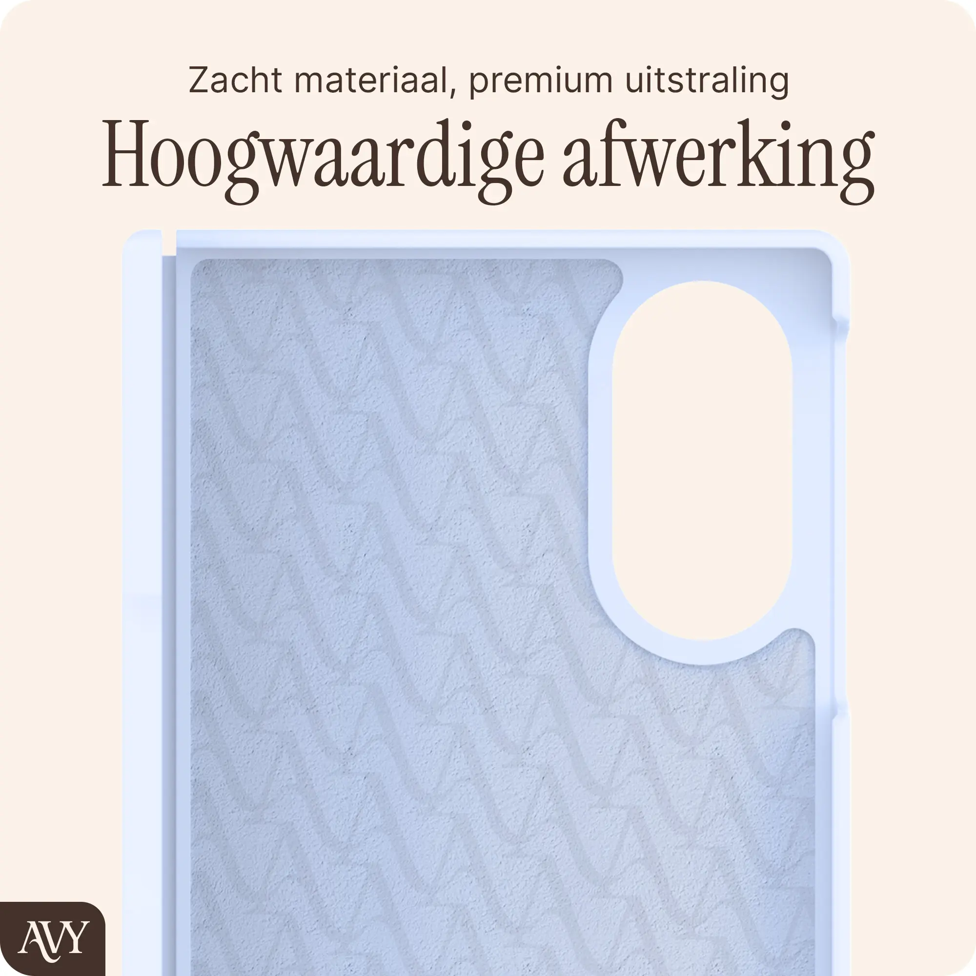 AVY Samsung Galaxy Z Fold 8 Hoesje Liquid Silicone met MagSafe Blauw afbeelding 8