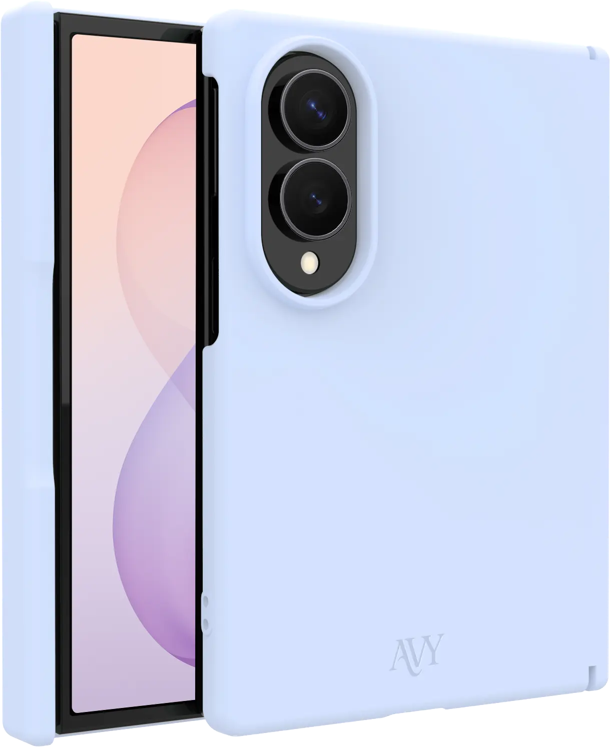 AVY Samsung Galaxy Z Fold 8 Hoesje Liquid Silicone met MagSafe Blauw afbeelding 1