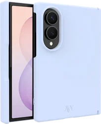 AVY Samsung Galaxy Z Fold 8 Hoesje Liquid Silicone met MagSafe Blauw afbeelding