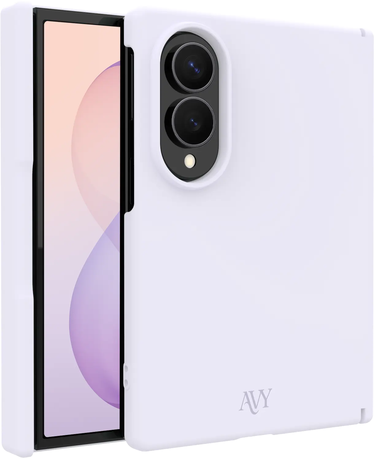 AVY Samsung Galaxy Z Fold 8 Hoesje Liquid Silicone met MagSafe Paars afbeelding 1