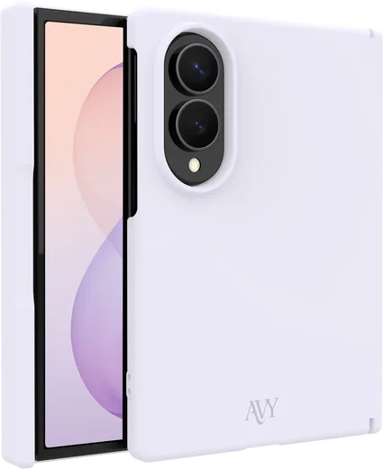 AVY Samsung Galaxy Z Fold 8 Hoesje Liquid Silicone met MagSafe Paars afbeelding 1
