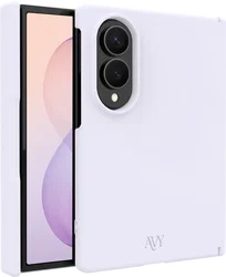 AVY Samsung Galaxy Z Fold 8 Hoesje Liquid Silicone met MagSafe Paars afbeelding