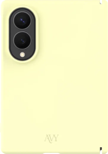 AVY Samsung Galaxy Z Fold 8 Hoesje Liquid Silicone met MagSafe Butter Yellow afbeelding 10