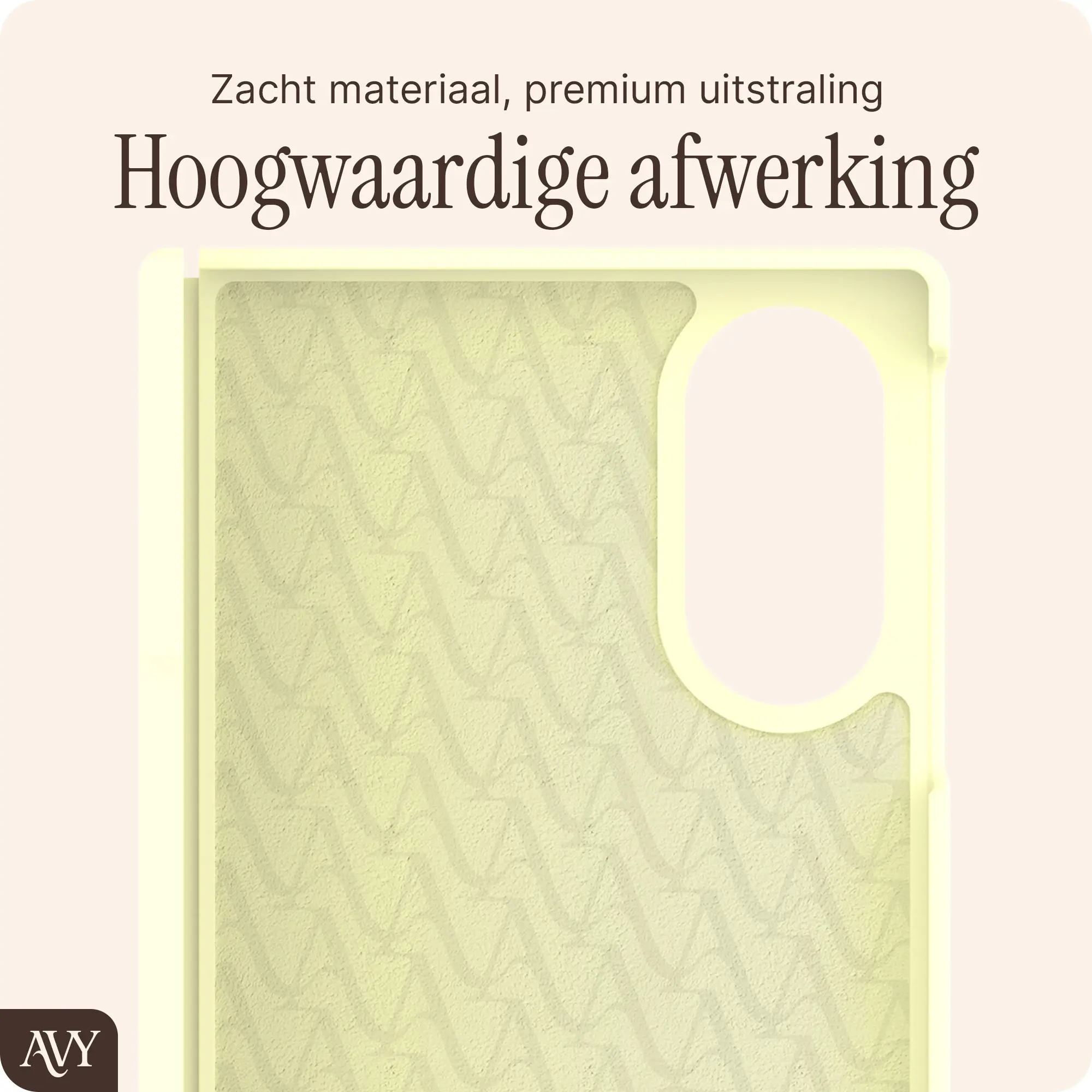 AVY Samsung Galaxy Z Fold 8 Hoesje Liquid Silicone met MagSafe Butter Yellow afbeelding 9