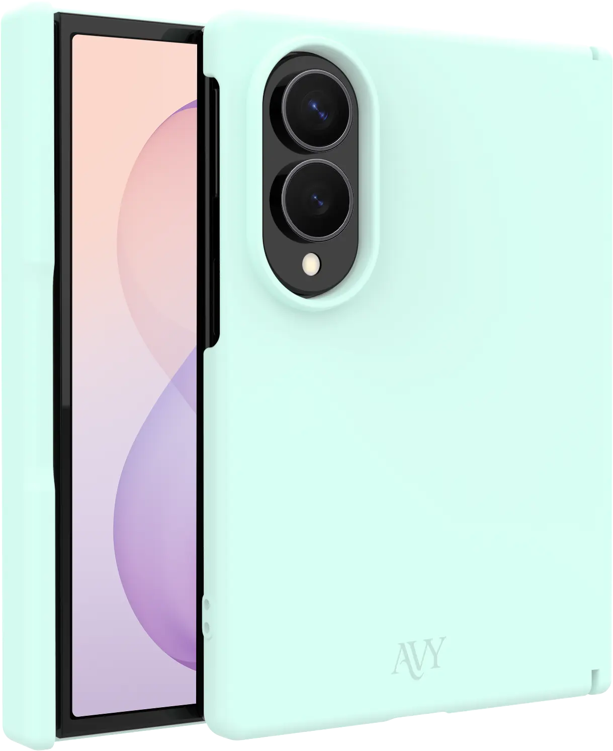 AVY Samsung Galaxy Z Fold 8 Hoesje Liquid Silicone met MagSafe Matcha afbeelding 1