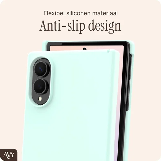 AVY Samsung Galaxy Z Fold 8 Hoesje Liquid Silicone met MagSafe Matcha afbeelding 6
