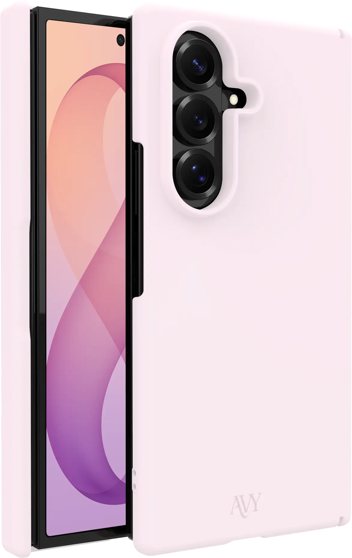 AVY Samsung Galaxy Z Fold 8 Ultra Hoesje Liquid Silicone MagSafe Roze afbeelding 1