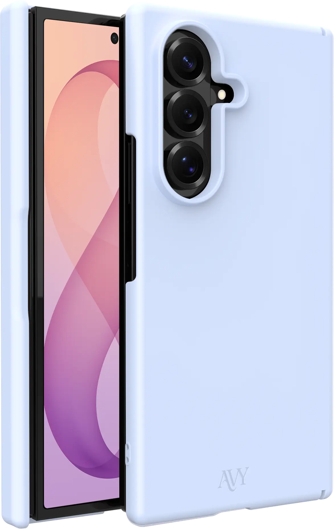 AVY Samsung Galaxy Z Fold 8 Ultra Hoesje Liquid Silicone MagSafe Blauw afbeelding 1