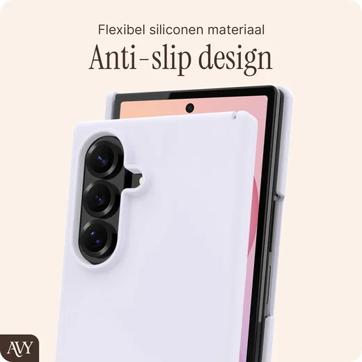AVY Samsung Galaxy Z Fold 8 Ultra Hoesje Liquid Silicone MagSafe Paars afbeelding 6