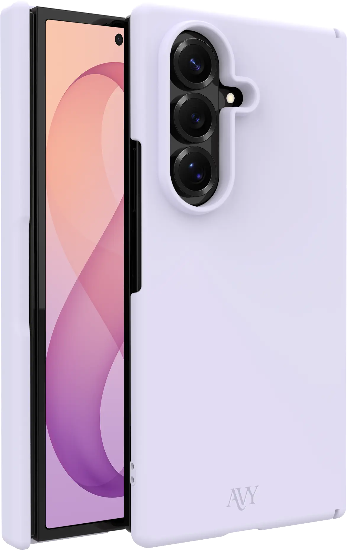 AVY Samsung Galaxy Z Fold 8 Ultra Hoesje Liquid Silicone MagSafe Paars afbeelding 1
