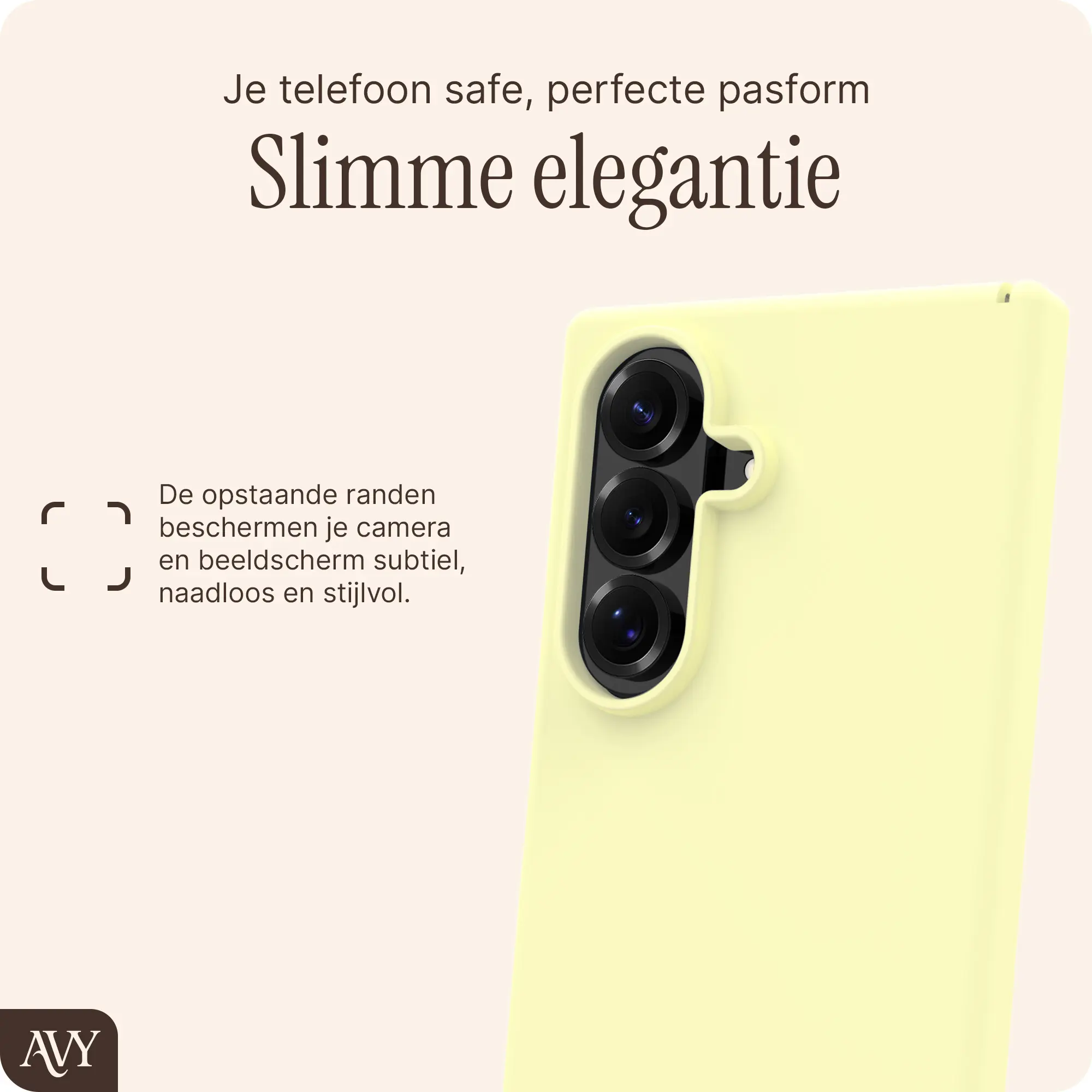 AVY Samsung Galaxy Z Fold 8 Ultra Hoesje Liquid Silicone MagSafe Butter Yellow afbeelding 8
