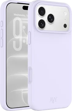 AVY Apple iPhone 18 Pro Hoesje Liquid Silicone met MagSafe Paars