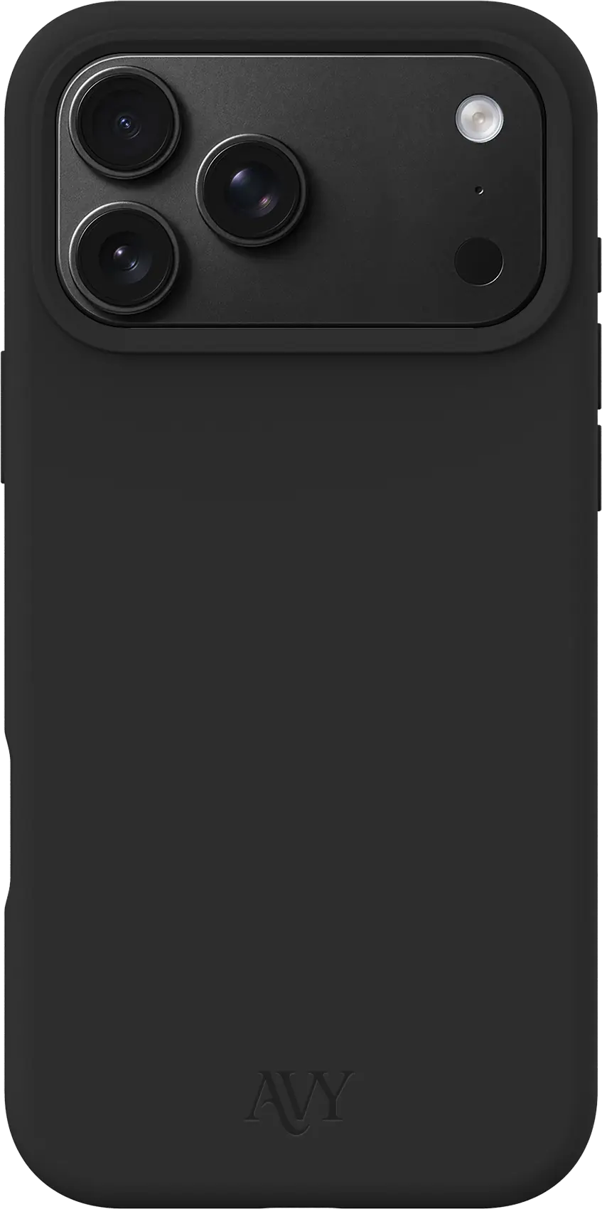 AVY Apple iPhone 18 Pro Max Hoesje Liquid Silicone met MagSafe Zwart afbeelding 3
