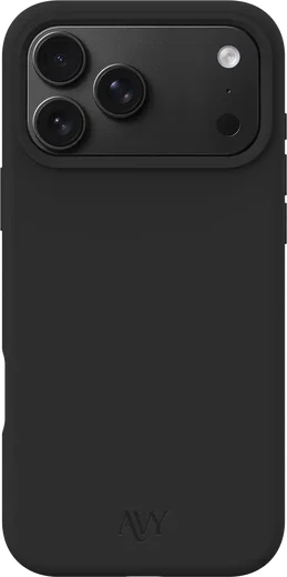AVY Apple iPhone 18 Pro Max Hoesje Liquid Silicone met MagSafe Zwart afbeelding 3