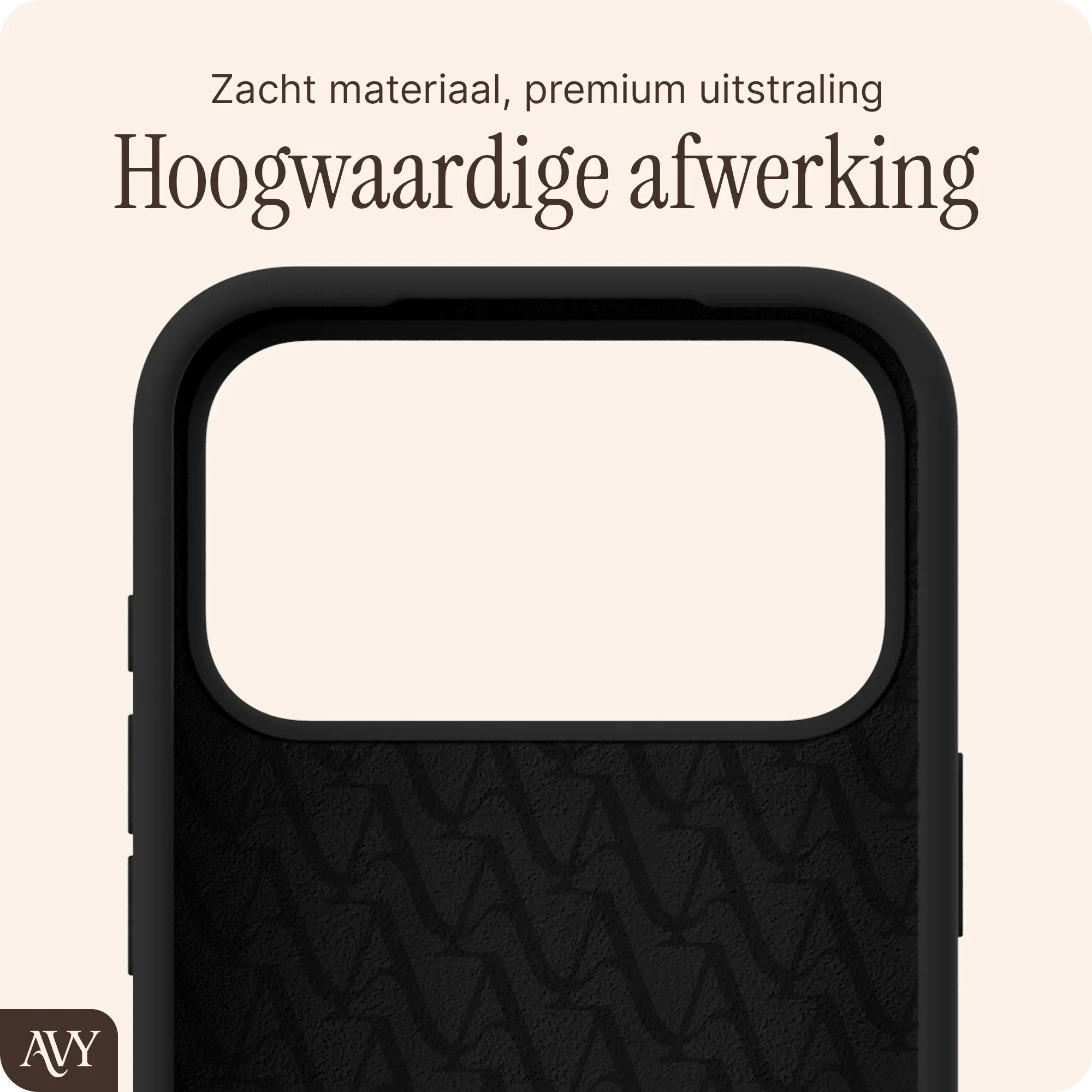 AVY Apple iPhone 18 Pro Max Hoesje Liquid Silicone met MagSafe Zwart afbeelding 10
