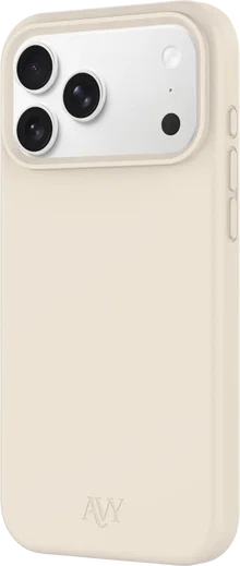 AVY Apple iPhone 18 Pro Max Hoesje Liquid Silicone met MagSafe Beige afbeelding 14