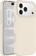 AVY Apple iPhone 18 Pro Max Hoesje Liquid Silicone met MagSafe Beige