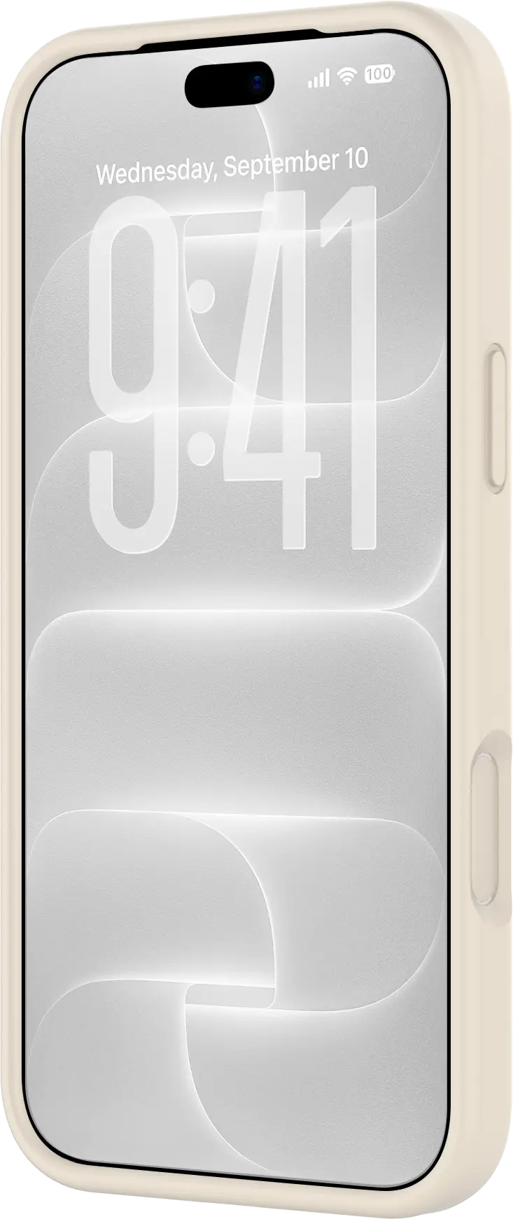 AVY Apple iPhone 18 Pro Max Hoesje Liquid Silicone met MagSafe Beige afbeelding 15