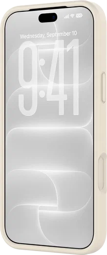 AVY Apple iPhone 18 Pro Max Hoesje Liquid Silicone met MagSafe Beige afbeelding 15