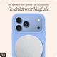 AVY Apple iPhone 18 Pro Max Hoesje Liquid Silicone met MagSafe Blauw afbeelding 4