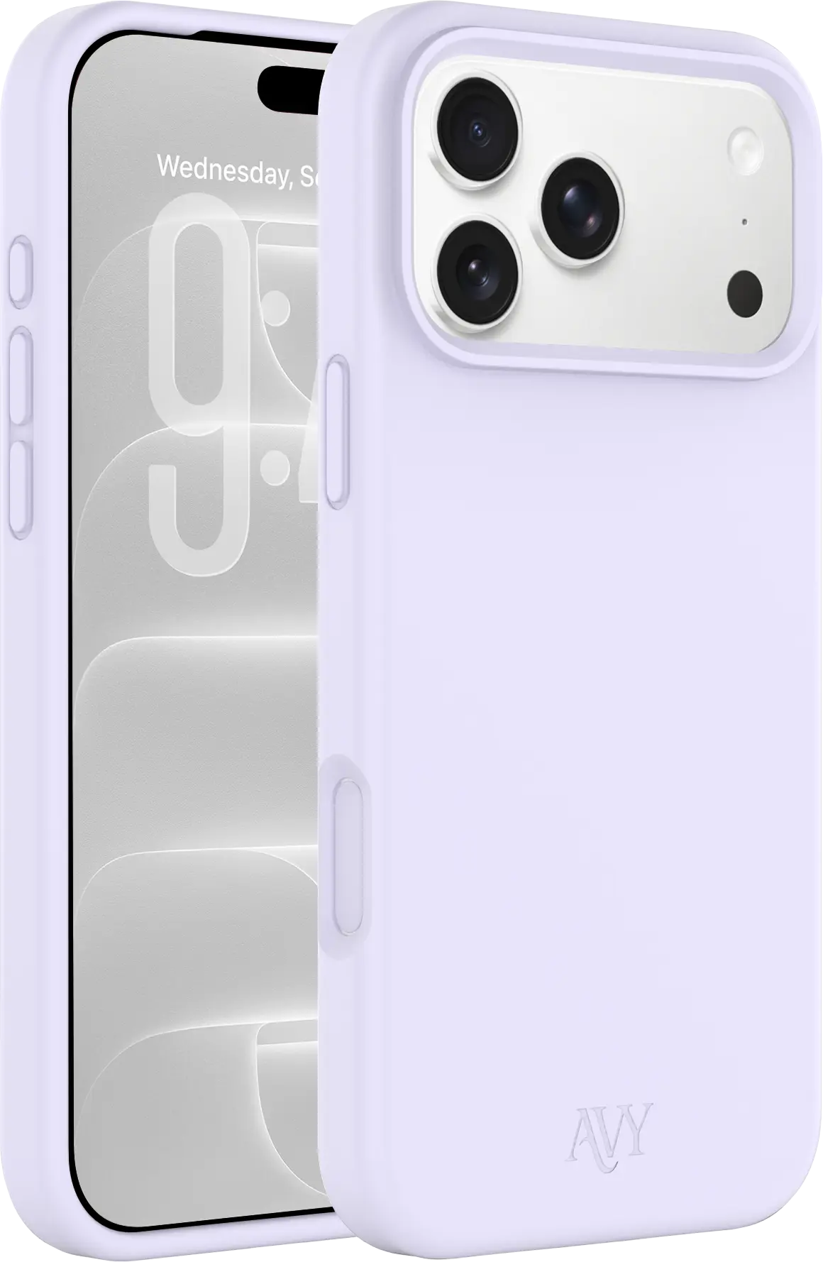 AVY Apple iPhone 18 Pro Max Hoesje Liquid Silicone met MagSafe Paars afbeelding 1