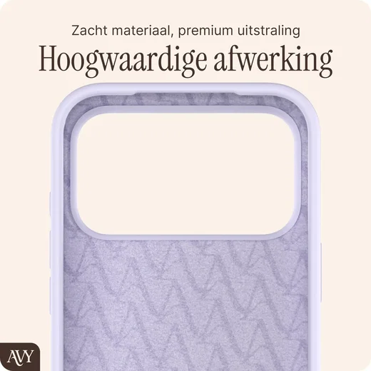 AVY Apple iPhone 18 Pro Max Hoesje Liquid Silicone met MagSafe Paars afbeelding 10
