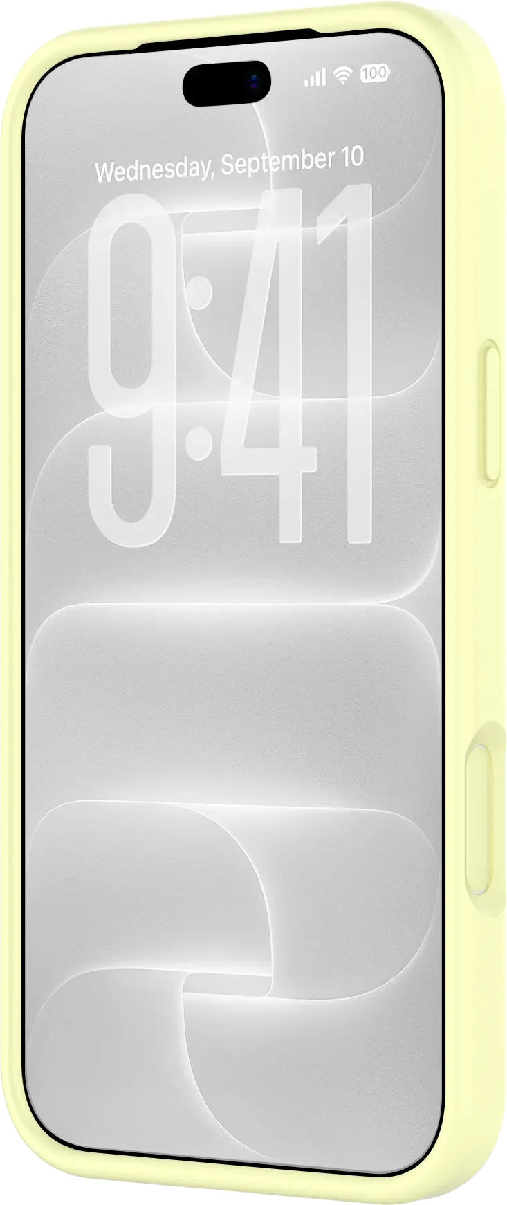 AVY Apple iPhone 18 Pro Max Hoesje Liquid Silicone met MagSafe Butter Yellow afbeelding 15