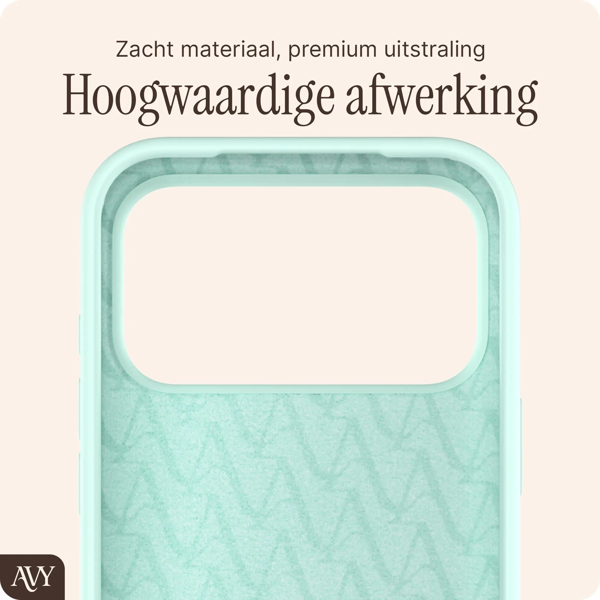 AVY Apple iPhone 18 Pro Max Hoesje Liquid Silicone met MagSafe Matcha afbeelding 9