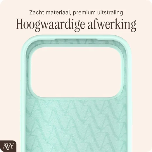 AVY Apple iPhone 18 Pro Max Hoesje Liquid Silicone met MagSafe Matcha afbeelding 9