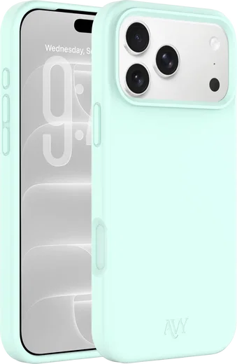 AVY Apple iPhone 18 Pro Max Hoesje Liquid Silicone met MagSafe Matcha afbeelding 1