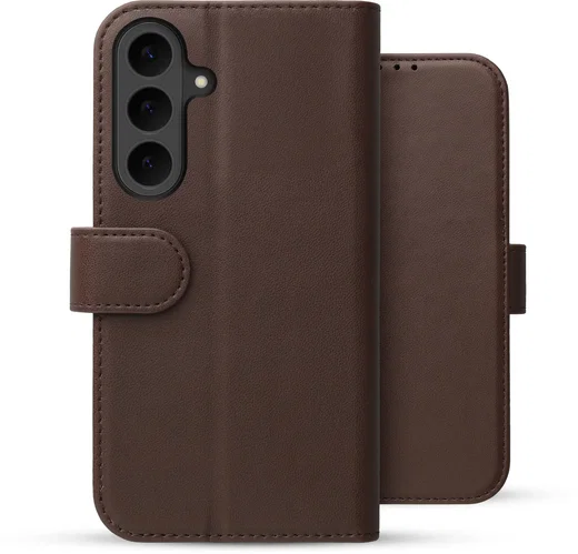 Rosso Element Modern Samsung Galaxy S26 FE Hoesje Book Case Wallet Bruin afbeelding 4