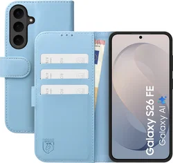 Rosso Element Modern Samsung Galaxy S26 FE Hoesje Book Case Wallet Licht Blauw afbeelding