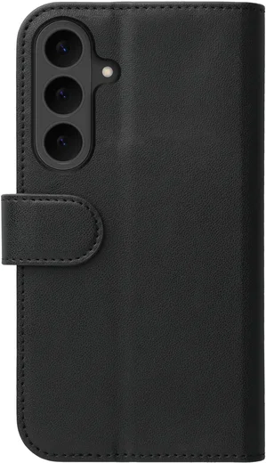Rosso Element Modern Samsung Galaxy S26 FE Hoesje Book Case Wallet Zwart afbeelding 6