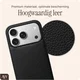 AVY Apple iPhone 18 Pro Hoesje met Koord Haakjes MagSafe Leer Zwart afbeelding 7