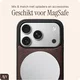 AVY Apple iPhone 18 Pro Hoesje met Koord Haakjes MagSafe Leer Chocolate afbeelding 8