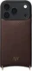 AVY Apple iPhone 18 Pro Hoesje met Koord Haakjes MagSafe Leer Chocolate afbeelding 1