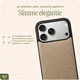 AVY Apple iPhone 18 Pro Hoesje met Koord Haakjes MagSafe Leer Beige afbeelding 9