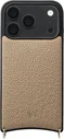 AVY Apple iPhone 18 Pro Hoesje met Koord Haakjes MagSafe Leer Beige