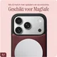 AVY Apple iPhone 18 Pro Hoesje met Koord Haakjes MagSafe Leer Burgundy afbeelding 8