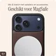 AVY Apple iPhone 18 Pro Max Hoesje met Koord Haakjes MagSafe Leer Chocolate afbeelding 8