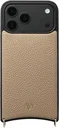 AVY Apple iPhone 18 Pro Max Hoesje met Koord Haakjes MagSafe Leer Beige