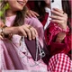 AVY Apple iPhone 18 Pro Max Hoesje met Koord Haakjes MagSafe Leer Burgundy afbeelding 5