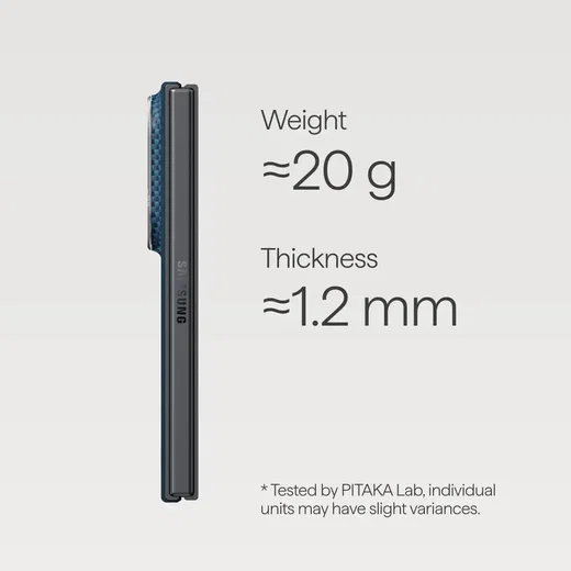 PITAKA Edge Samsung Galaxy Z Fold 8 Hoesje 600D Magnetic Ultra Dun Moonrise afbeelding 6