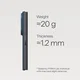 PITAKA Edge Samsung Galaxy Z Fold 8 Hoesje 600D Magnetic Ultra Dun Moonrise afbeelding 6