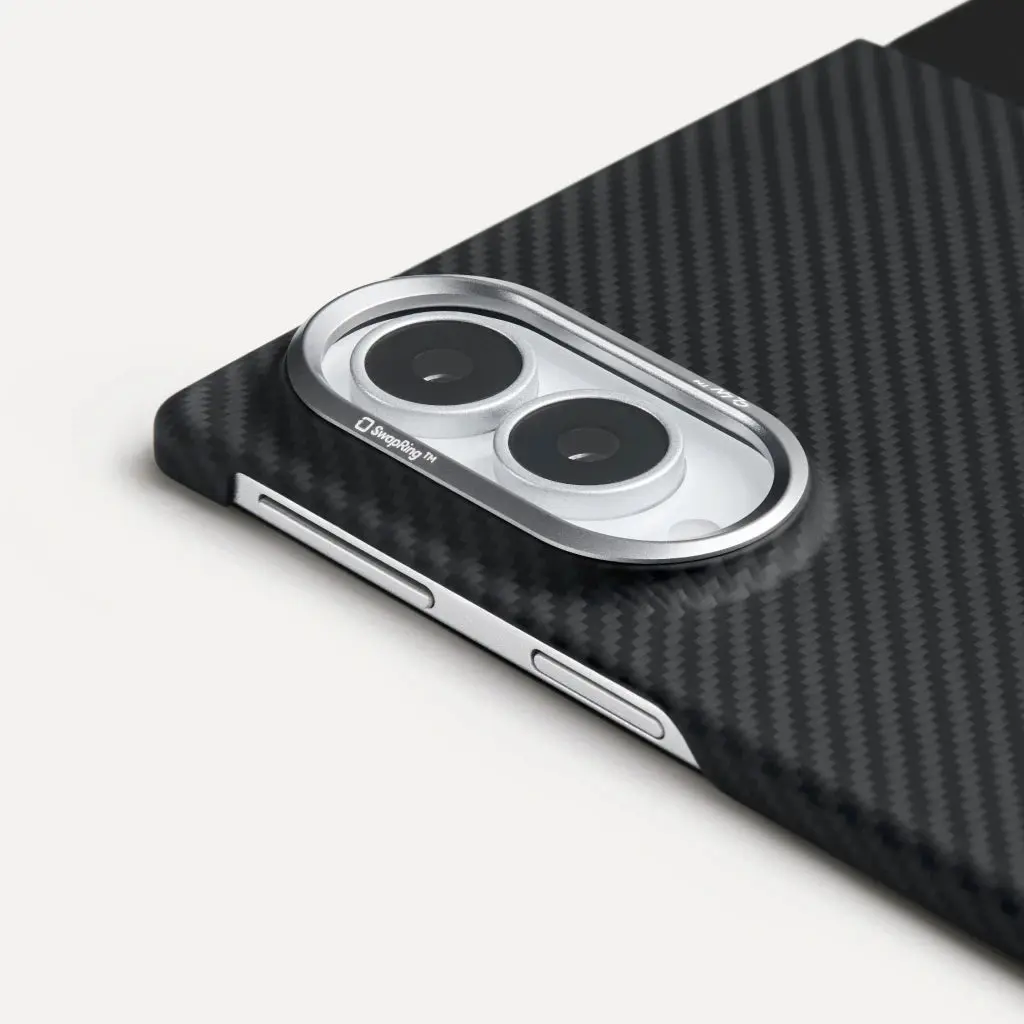 PITAKA Edge Samsung Galaxy Z Fold 8 Hoesje 600D Magnetic Ultra Dun Zwart afbeelding 5
