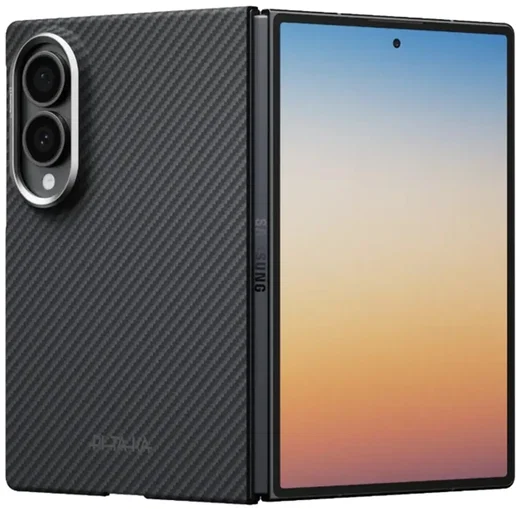 PITAKA Edge Samsung Galaxy Z Fold 8 Hoesje 600D Magnetic Ultra Dun Zwart afbeelding 1
