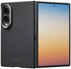 PITAKA Edge Samsung Galaxy Z Fold 8 Hoesje 600D Magnetic Ultra Dun Zwart afbeelding