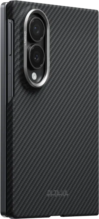 PITAKA Edge Samsung Galaxy Z Fold 8 Hoesje 600D Magnetic Ultra Dun Zwart afbeelding 3