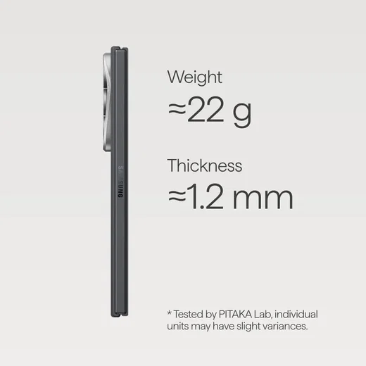 PITAKA Edge Samsung Galaxy Z Fold 8 Ultra Hoesje 600D Magnetic Ultra Dun Zwart afbeelding 7
