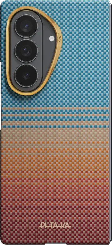 PITAKA Edge Samsung Galaxy Z Fold 8 Ultra Hoesje 600D Magnetic Ultra Dun Sunset afbeelding 3